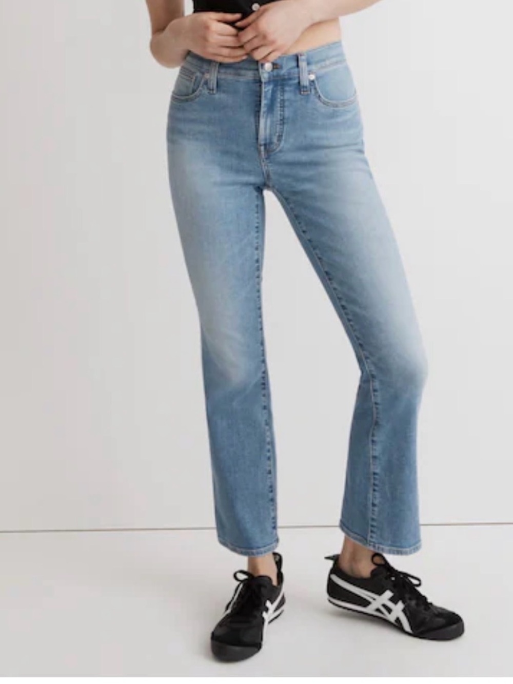 Madewell Kick Out Crop Extra Stretchy Jeans